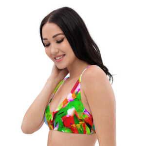 FLowers Bikini Top